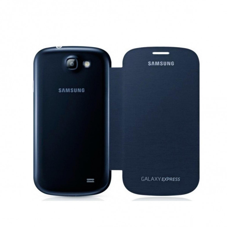 Funda con tapa para Samsung Galaxy Express I8730, Rígida, Azul