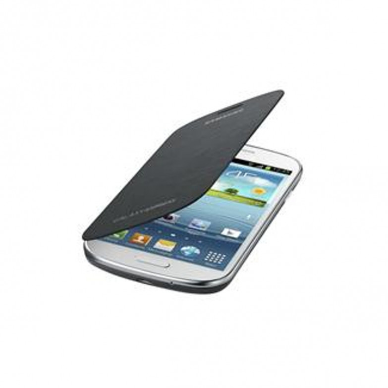 Funda con tapa para Samsung Galaxy Express I8730, Rígida, Gris