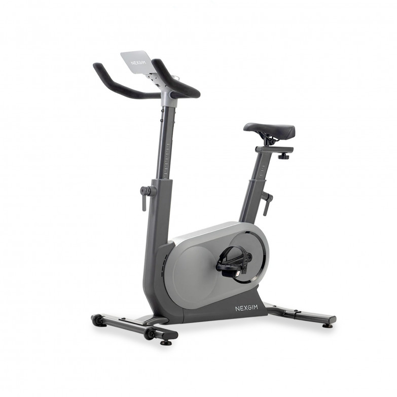 Nexgim QB-C01 Exercise Indoor Bike, AI, Smart Motor, Integrated Generator, Quiet, Compact, App, gray