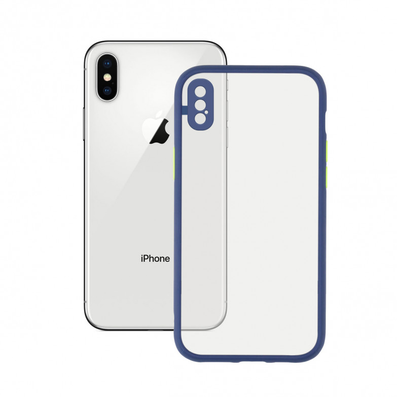 Duo Soft Case Ksix For Iphone X, Xs Blue