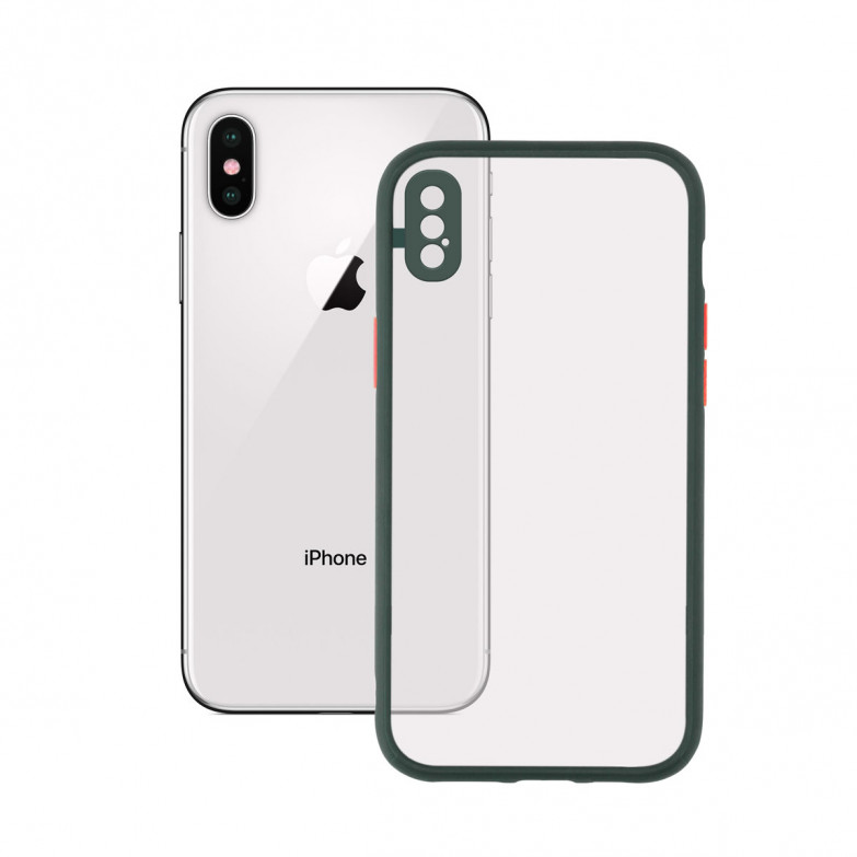 Duo Soft Case Ksix For Iphone X, Xs Green