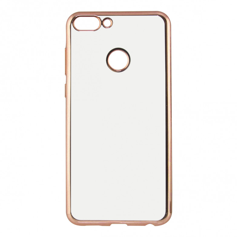 Ksix Metal Flex Cover For  Huawei P Smart Metallic Rose Gold