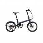 QiCYCLE C2 City cycle, Connected, Pedal assistance, Up to 65km, 8 speeds, LED screen, Basket incl, Black
