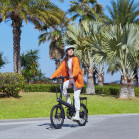 QiCYCLE C2 City cycle, Connected, Pedal assistance, Up to 65km, 8 speeds, LED screen, Basket incl, Black