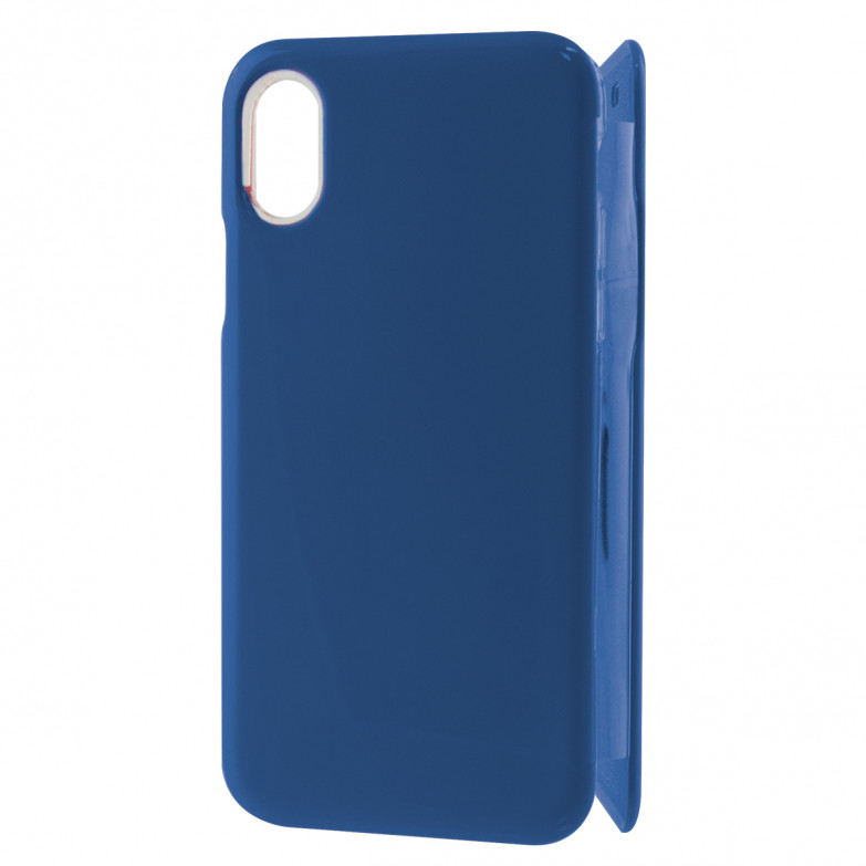 Funda para iPhone X, iPhone XS, Semirrígida, Azul