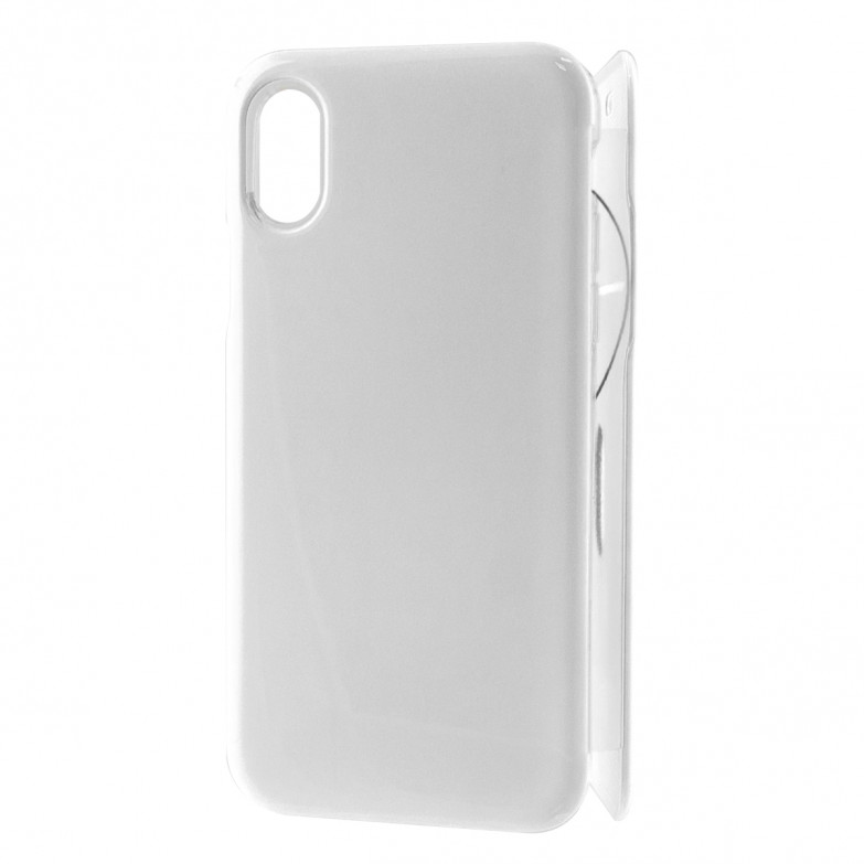 Ksix Hard Folio Case Tpu For Iphone X, Xs White