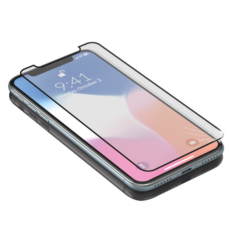 Protector de pantalla para iPhone X, iPhone XS, Vidrio templado