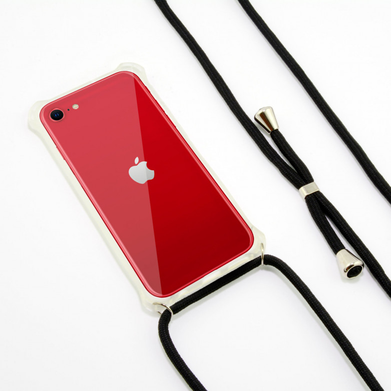 Funda con cordón para iPhone SE 2022,...
