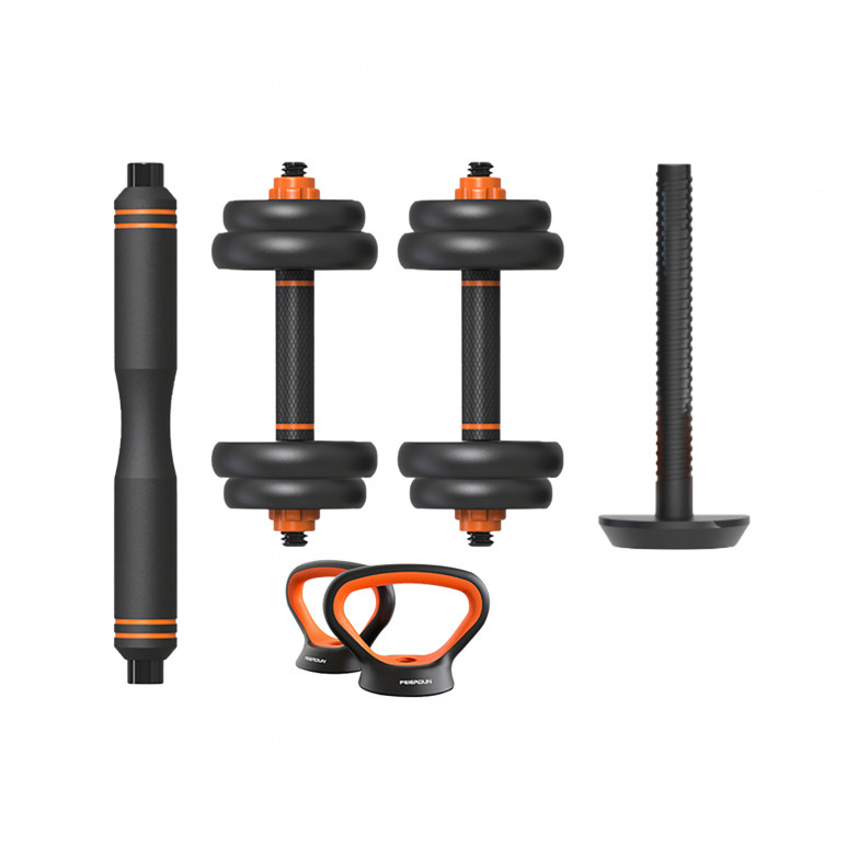 Xiaomi Fed 10 Kg Dumbbell + Barbell + Kettlebell Kit