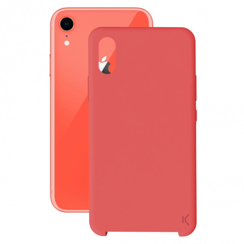 Funda para iPhone XR, Semirrígida, Rojo