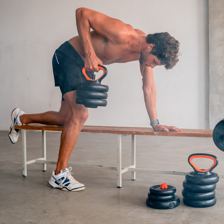 FED 20 Kg Dumbbell + Barbell +...