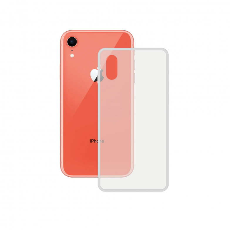 Semi-Rigid Case for iPhone XR, Reinforced Sides, Hard Shell, Wireless Charging Compatible, Transparent