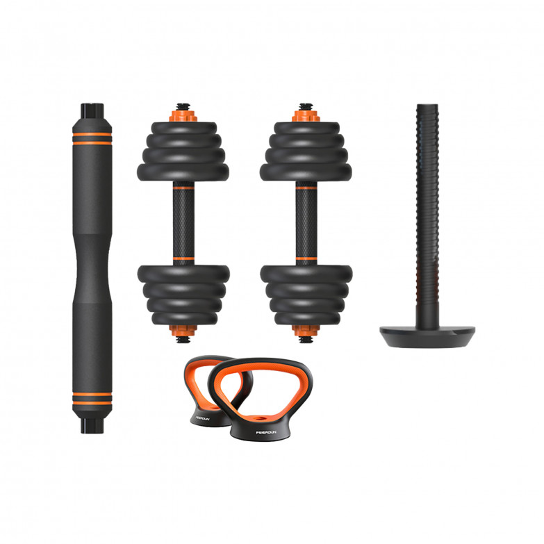 Xiaomi Fed 30 Kg Dumbbell + Barbell + Kettlebell Kit