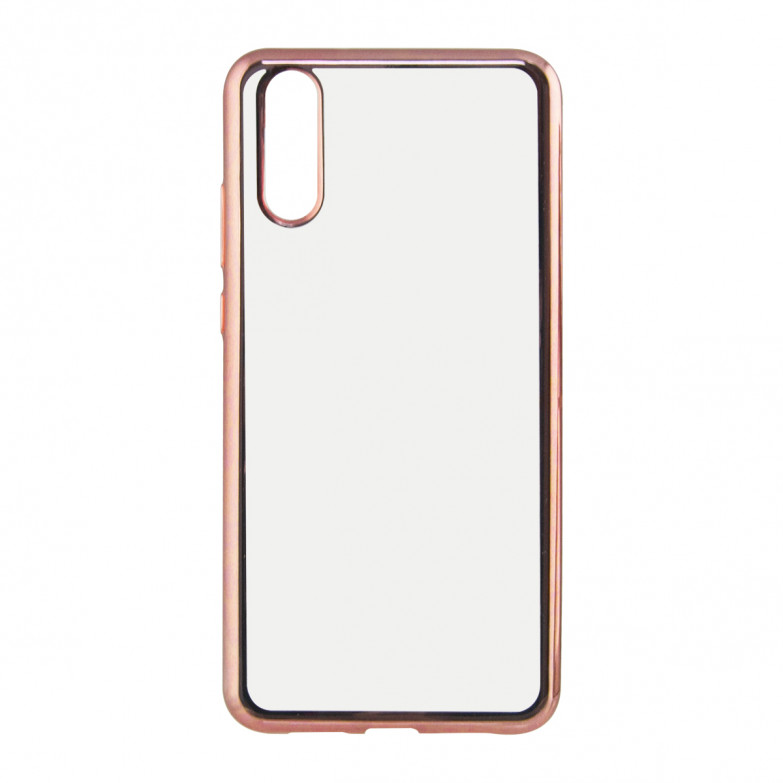 Ksix Metal Flex Cover Tpu For Huawei P20 Metallic Rose Gold