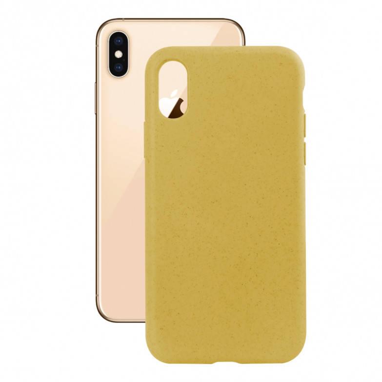 Ksix Eco-Friendly Case For Iphone Xs Max Yellow