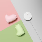 Succionador conectado Monster Pub Magic Kiss, Wireless Waterproof, Control remoto, Carga magnética, Verde