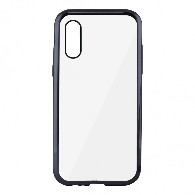 Ksix Metal Flex Cover For Iphone Xs Max Metallic Gray