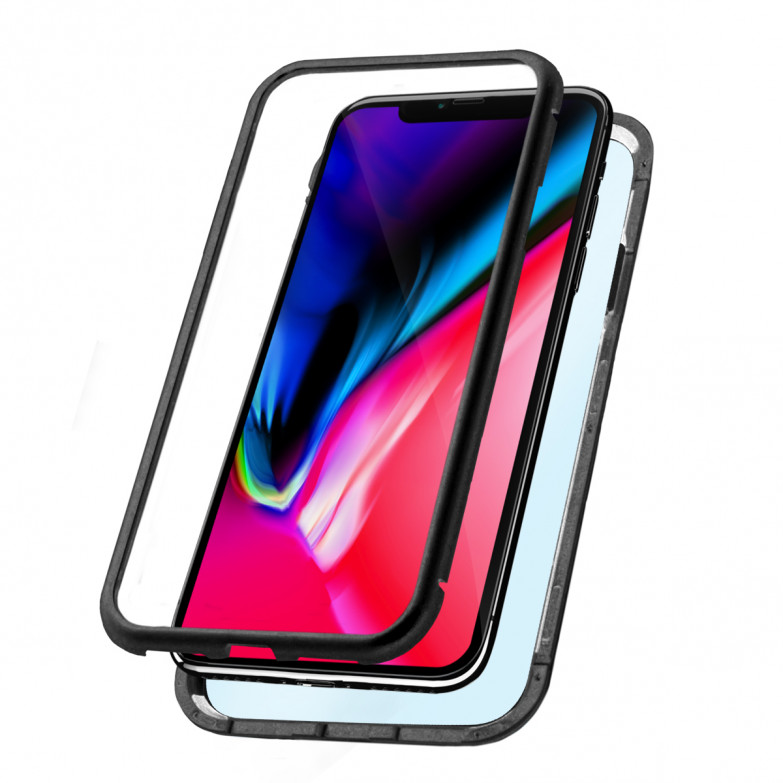 Ksix Magnetic Case For Iphone Xs Max Black