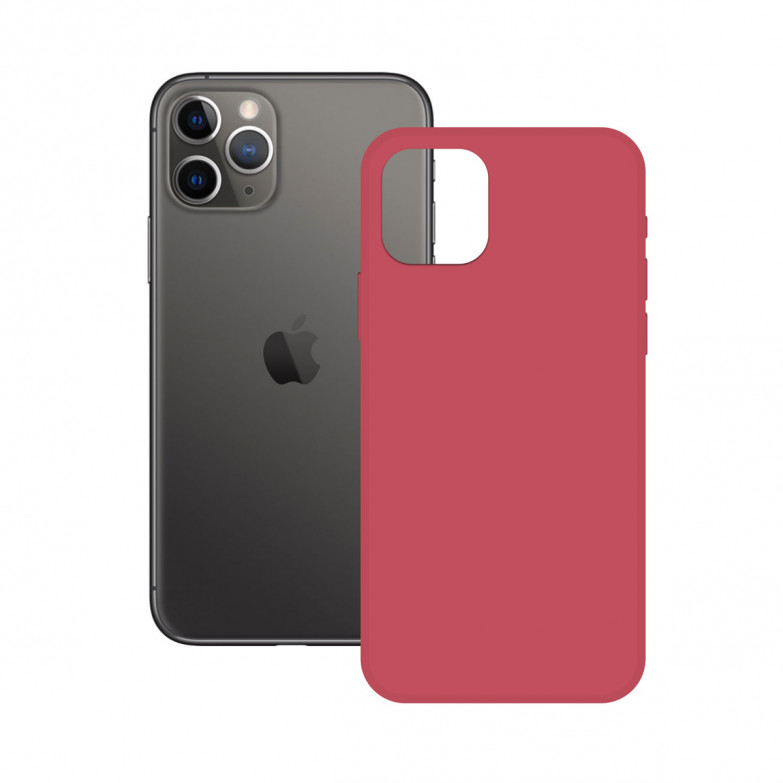 Soft Silicone Case Ksix For Iphone 11 Pro Pink Fuchsia