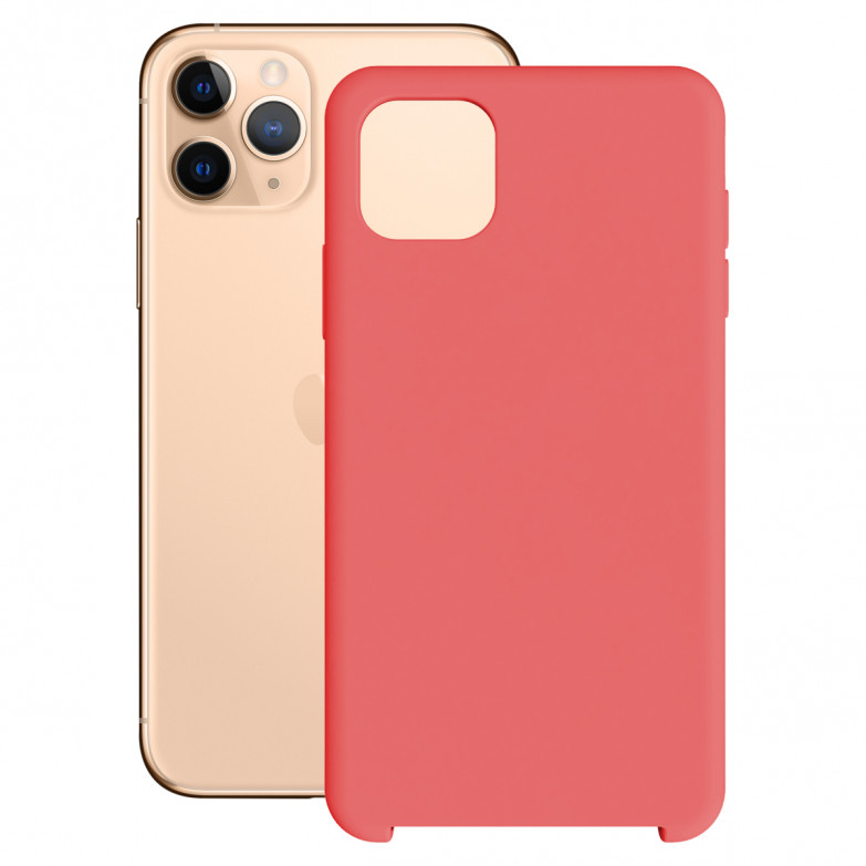 Ksix Soft Silicone Case For Iphone 11 Pro Red