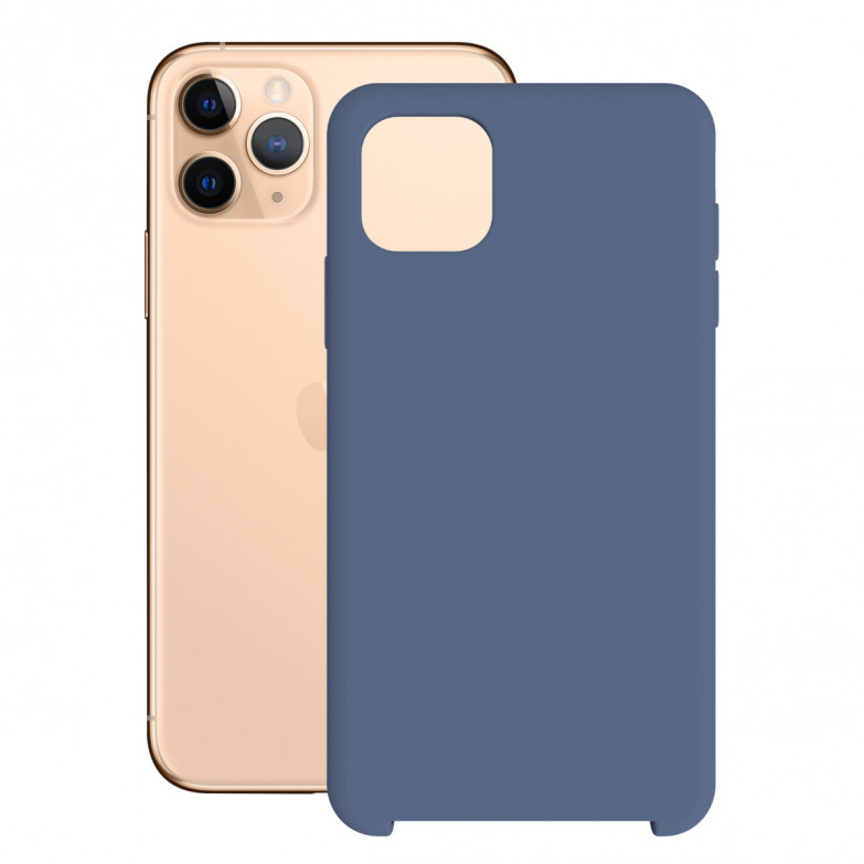Ksix Soft Silicone Case For Iphone 11 Pro Blue