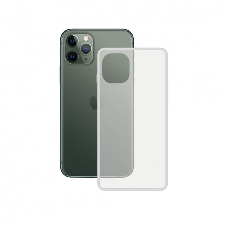 Semi-Rigid Case for iPhone 11 Pro, Reinforced Sides, Hard Shell, Wireless Charging Compatible, Transparent