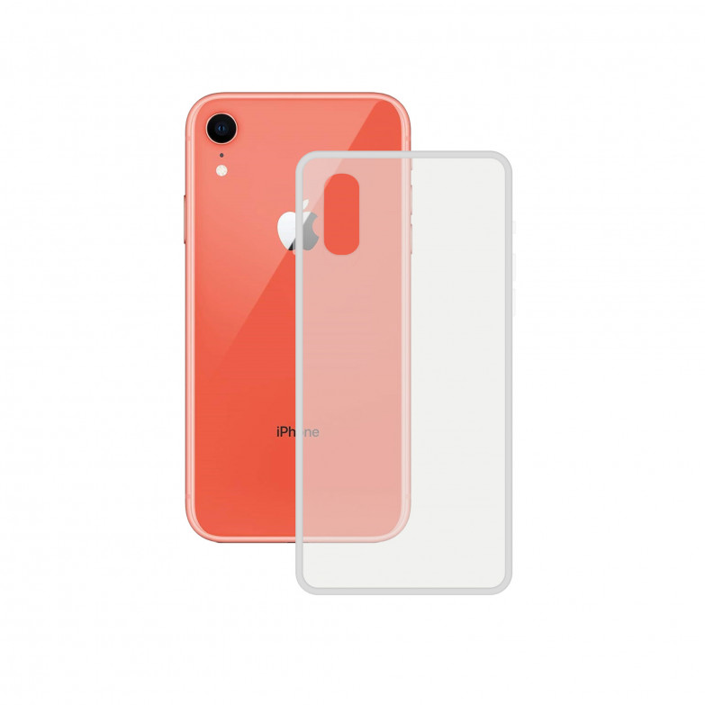 Semi-Rigid Case for iPhone Xr, Reinforced Sides, Hard Shell, Wireless Charging Compatible, Transparent, Packaging Free