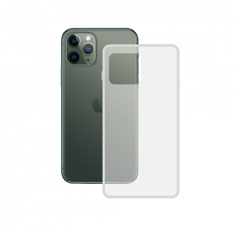 Semi-Rigid Case for iPhone 11 Pro, Reinforced Sides, Hard Shell, Wireless Charging Compatible, Transparent, Packaging Free
