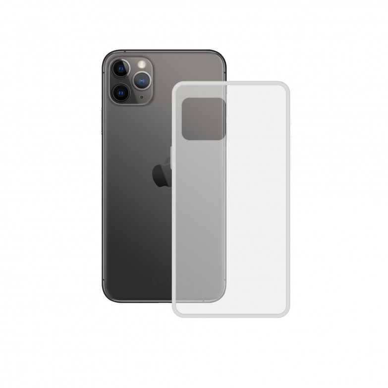 Semi-Rigid Case for iPhone 11 Pro Max, Reinforced Sides, Hard Shell, Wireless Charging Compatible, Transparent, Packaging Free