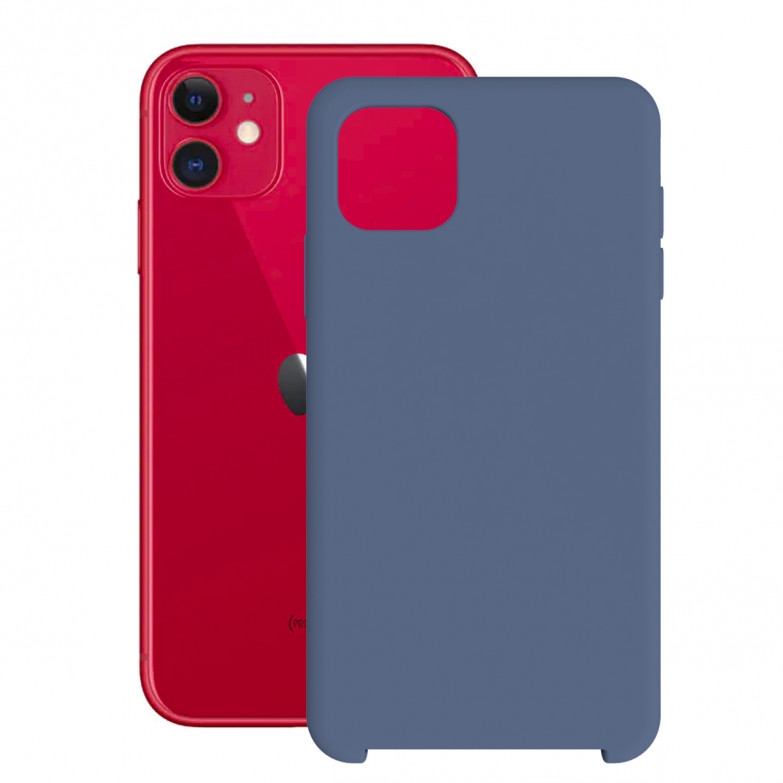 Ksix Soft Silicone Case For Iphone 11 Blue