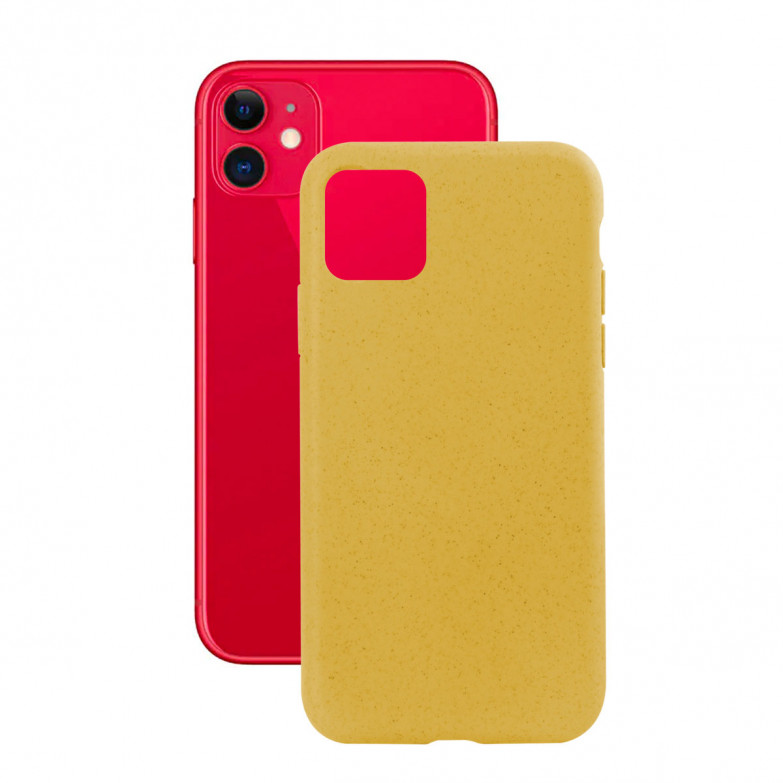 Funda Ecológica para iPhone 11, Semirrígida, Amarillo