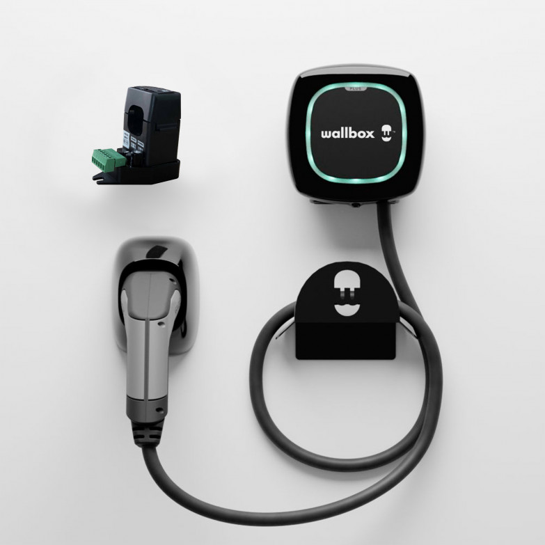 Wallbox Kit Pulsar Plus EV charger 5m, type 2, 7.4kW + Cab. holder