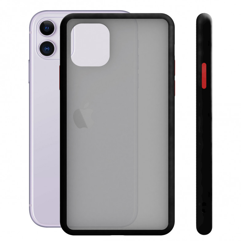 Ksix Duo Soft Cover For Iphone 11 Black