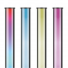 Lámpara de pie esquinera SmartLED 12W KSIX, 140cm, 450 lm, Sincroniza música, App Compatible Alexa, Google Home, Siri, RGBWIC