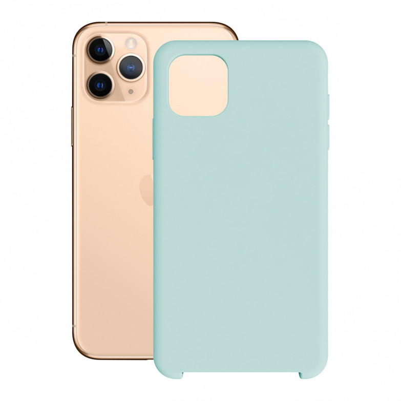 Ksix Soft Silicone Case For Iphone 11 Pro Max Turquoise