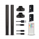 Barras de luz SmartLED KSIX, 2 uds, 35 lm, Sincroniza música, App Compatible Alexa, Google Home y Siri, Colores RGBIC