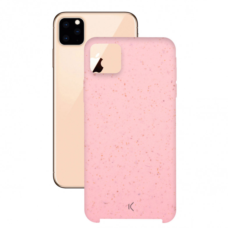 Ksix Soft Silicone Case For Iphone 11 Pro Max Rose