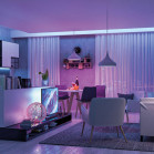 Tira SmartLED KSIX 5m, Recortable, 900 lm, Sincroniza música, App Compatible con Alexa, Google Home, Siri, Colores RGB+CCT