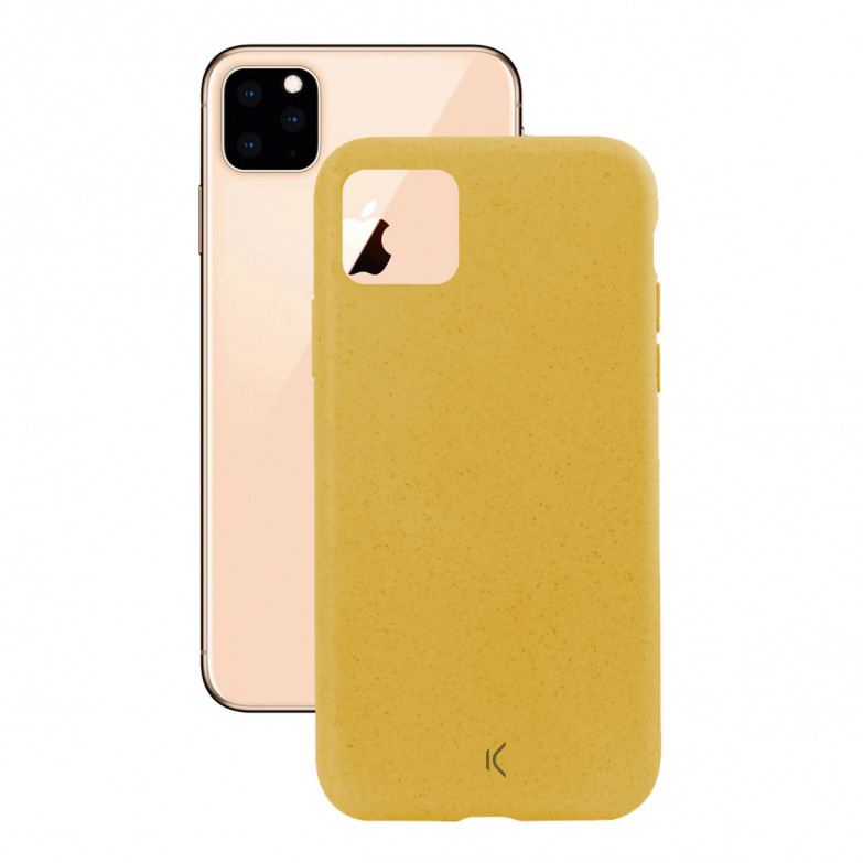 Ksix Eco-Friendly Case For Iphone 11 Pro Max Yellow
