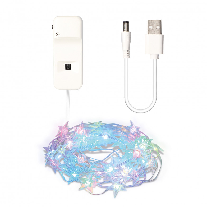 KSIX Star LED garland 5m, RGBIC, 20...