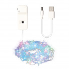 Guirnalda LED KSIX Star 5m, RGBIC, 20 lm, Sincroniza música, App Compatible Alexa, Google Home y Siri