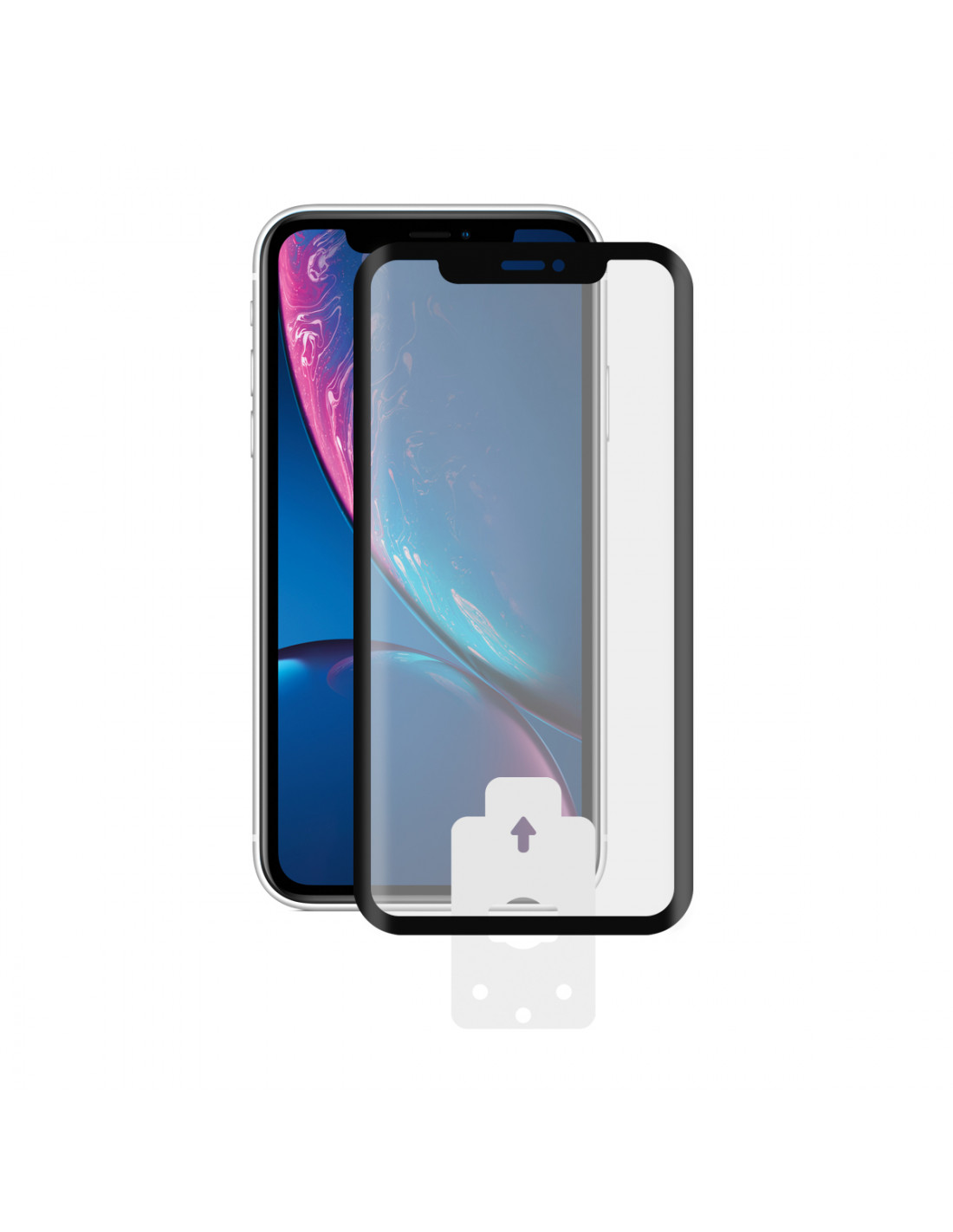 Ksix Protector de Pantalla Cristal Templado para iPhone 11 Transparente