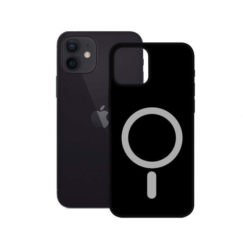 Soft Case For Iphone 12 Mini Magcharge Ksix Black