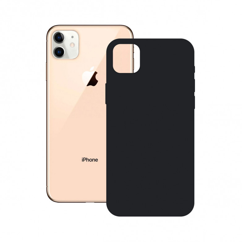 Funda para iPhone 12 Mini, Semirrígida, Negro