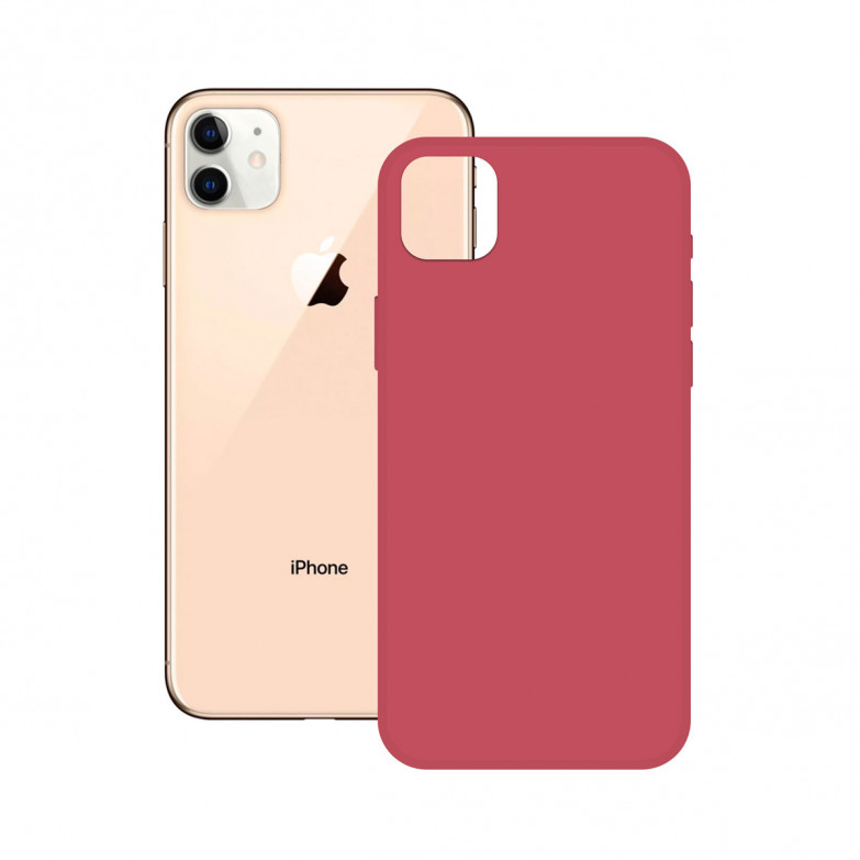 Soft Silicone Case Ksix For Iphone 12 Mini Pink Fuchsia