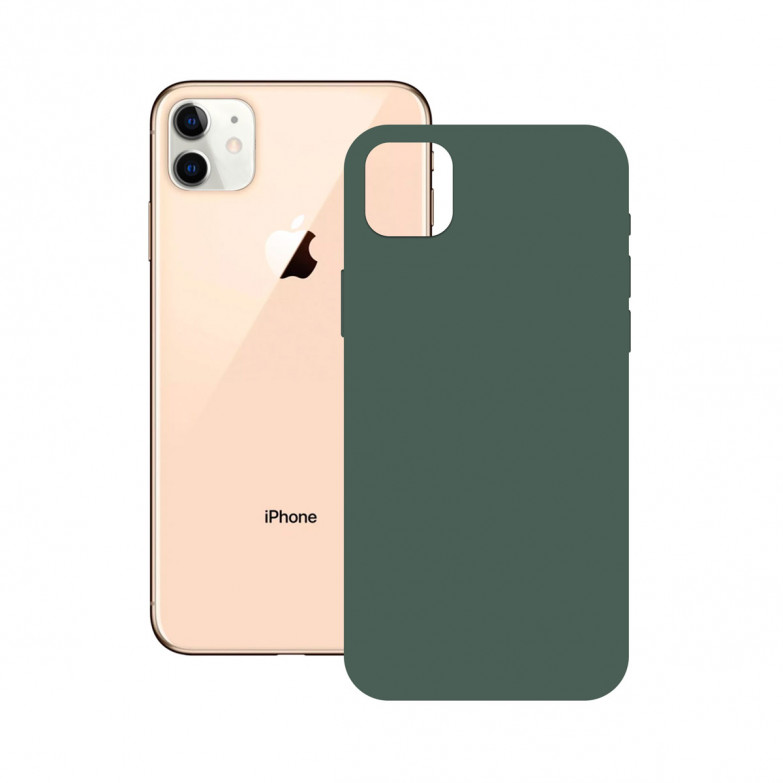Soft Silicone Case Ksix For Iphone 12 Mini Green