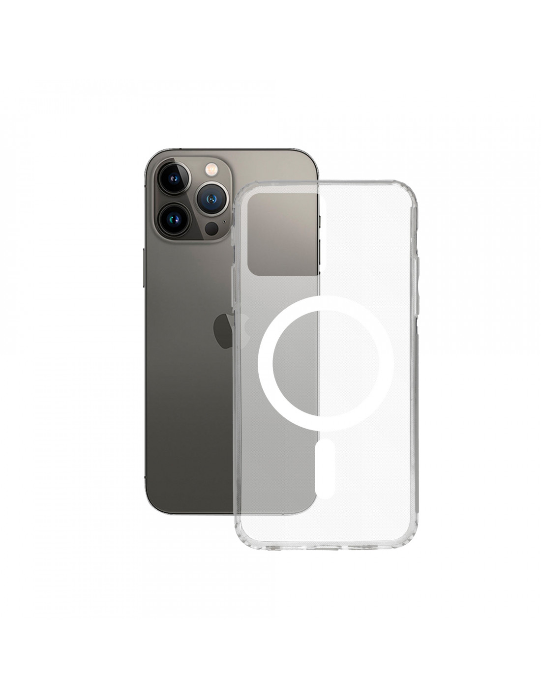 Funda Genérica Compatible Con Batería Magsafe Para Iphone 11 Pro Color  Transparente