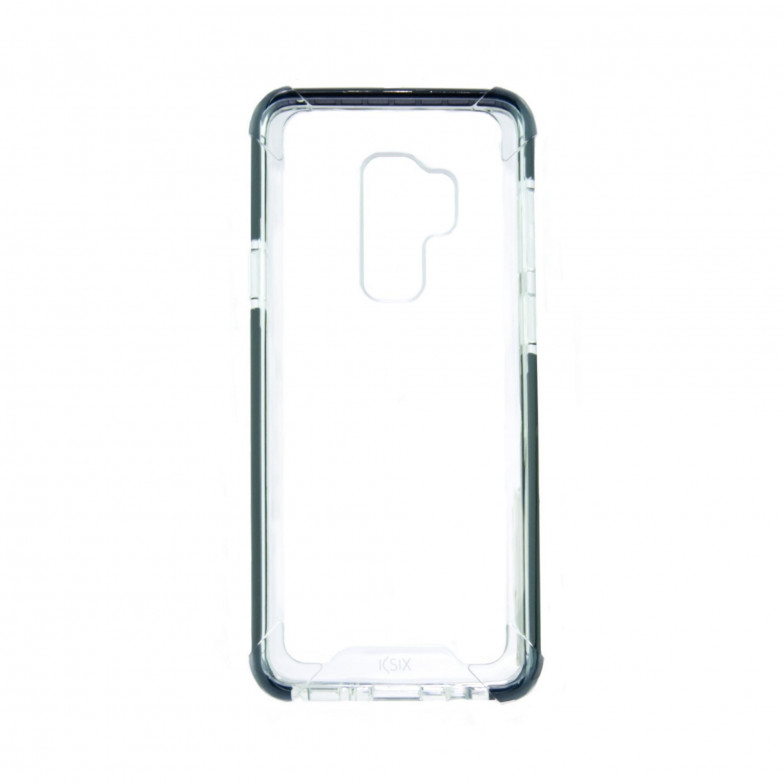 Ksix Armor Flex Cover Tpu Reinforced High Resistance For Galaxy S9 Plus Transparent Black