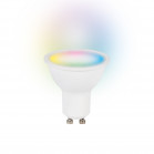 Pack 2 SmartLED KSIX Smart Bulbs, 5,5W, 400 lumens, GU10 Base, RGB + CCT, WiFi