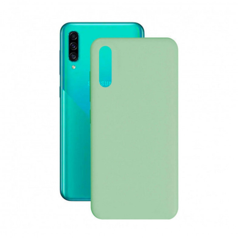 Contact Silk Cover Tpu For Galaxy A30s, A50, A50s Turquoise